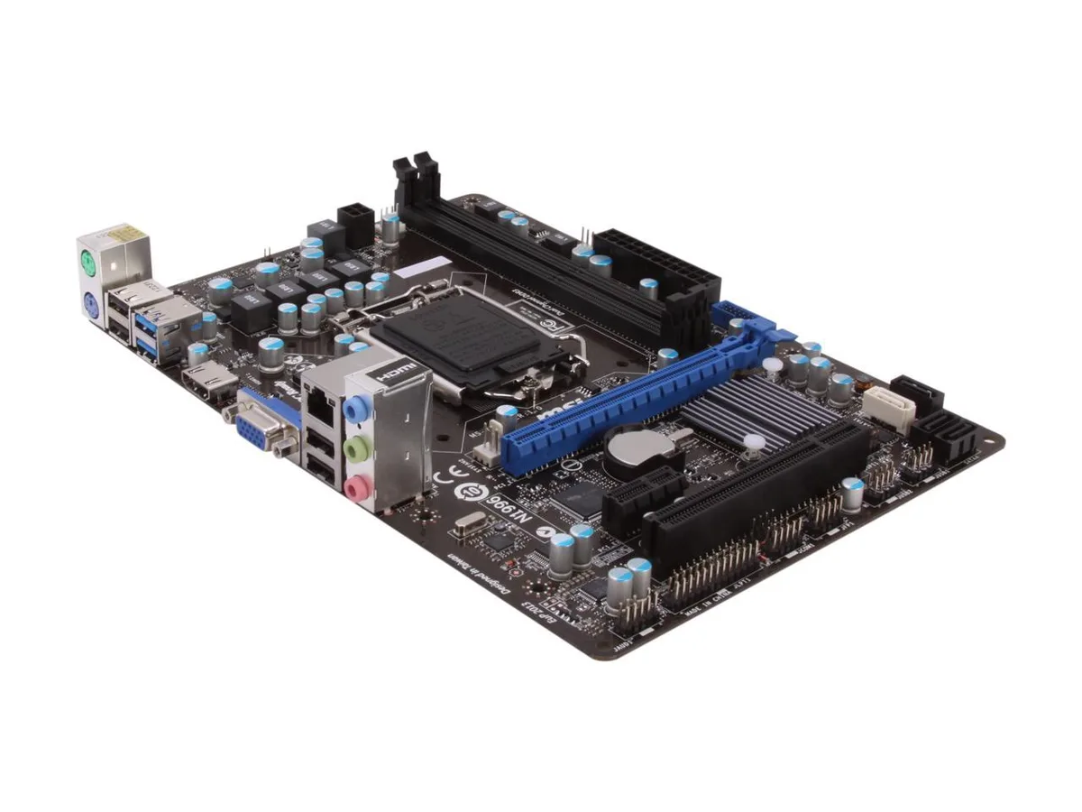 MSI MSI B75MA-E33 Intel B75 Micro ATX Motherboard — product photo