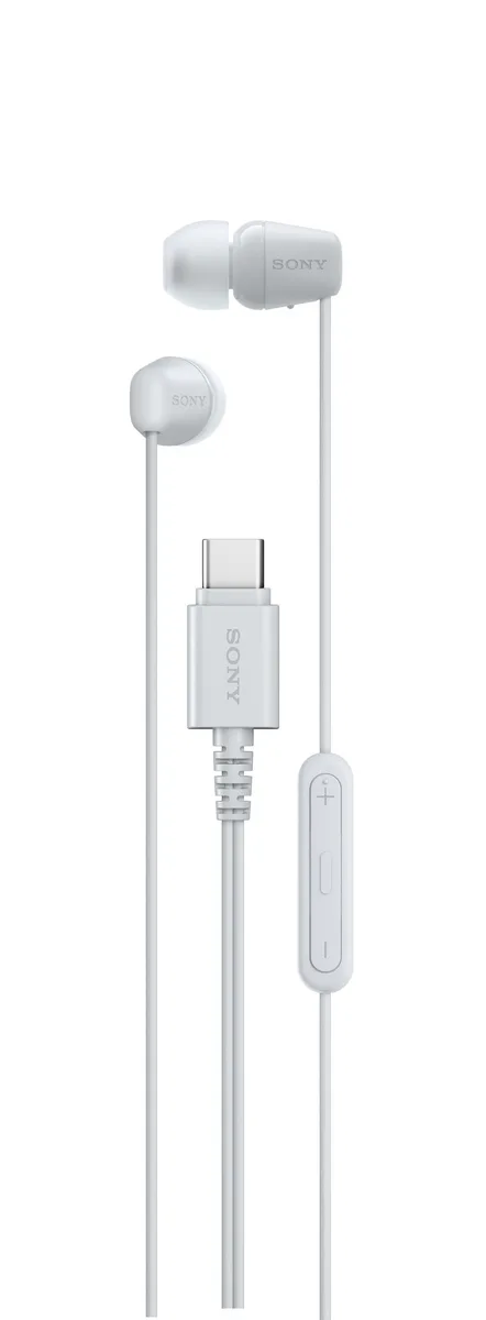  Sony IER-EX15C USB-C Wired In-Ear Headphones White — product photo