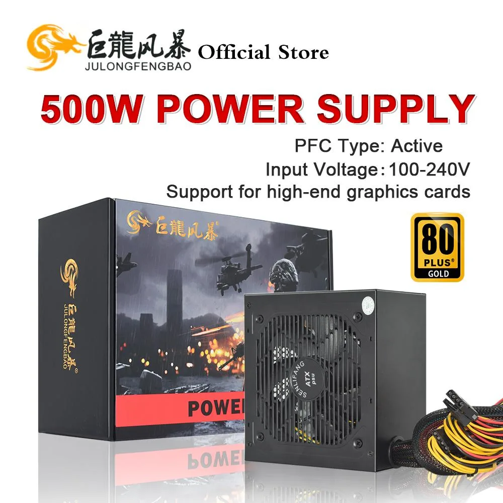 Lemincrash Lemincrash 500W 80 Plus ATX server power supply — product photo