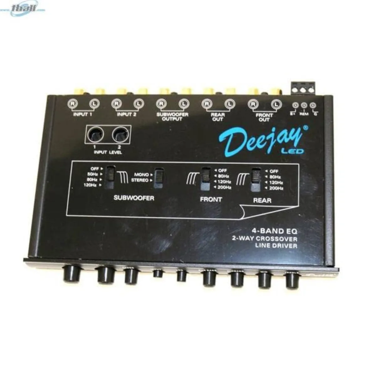 Deejay LED Deejay LED TBHEQ7007 4 Band EQ with 2 Way Crossover — product photo