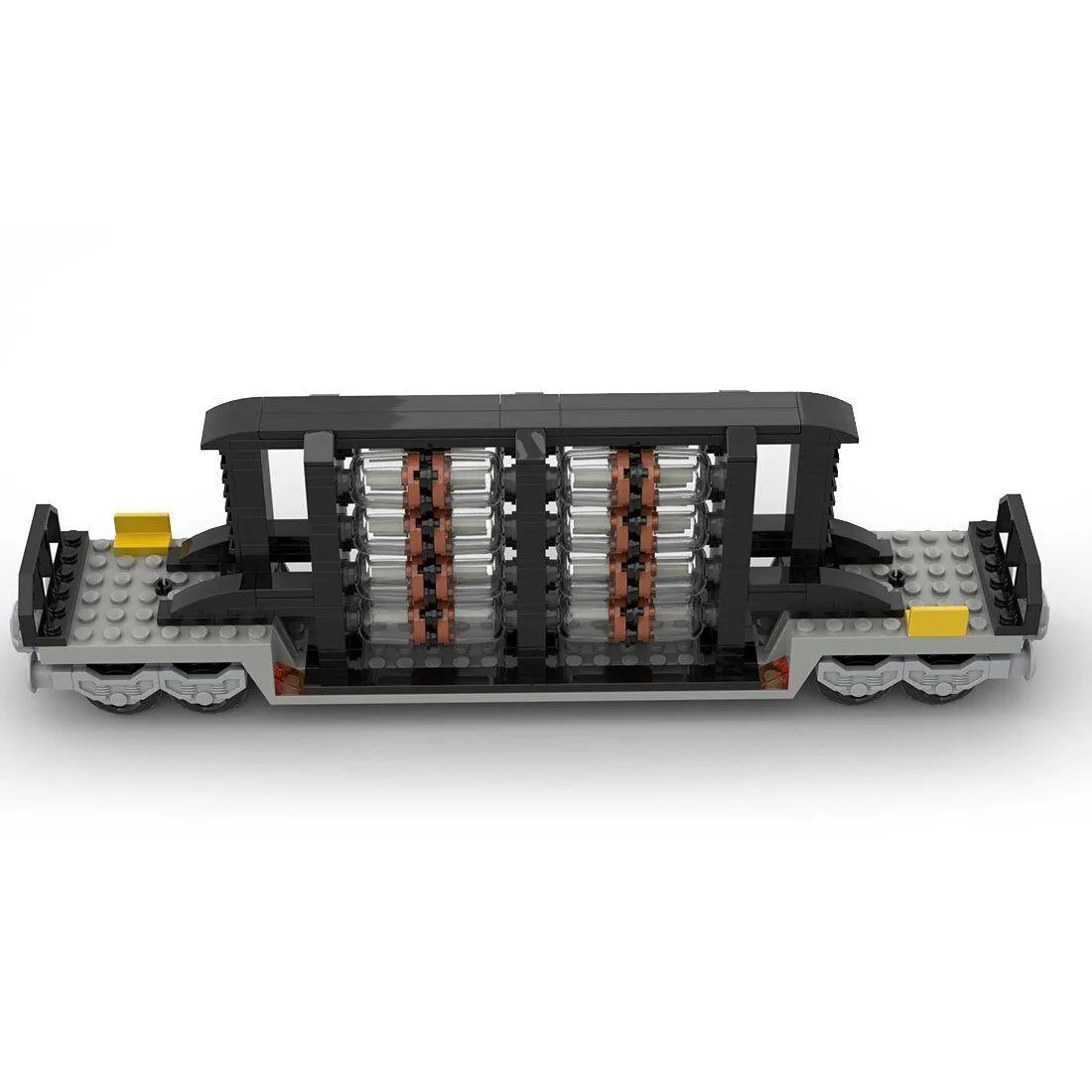 ZITIANYOUBUILD ZITIANYOUBUILD MOC-88805 Nuclear Waste Uranium Rods Train Car 206 Parts — product photo