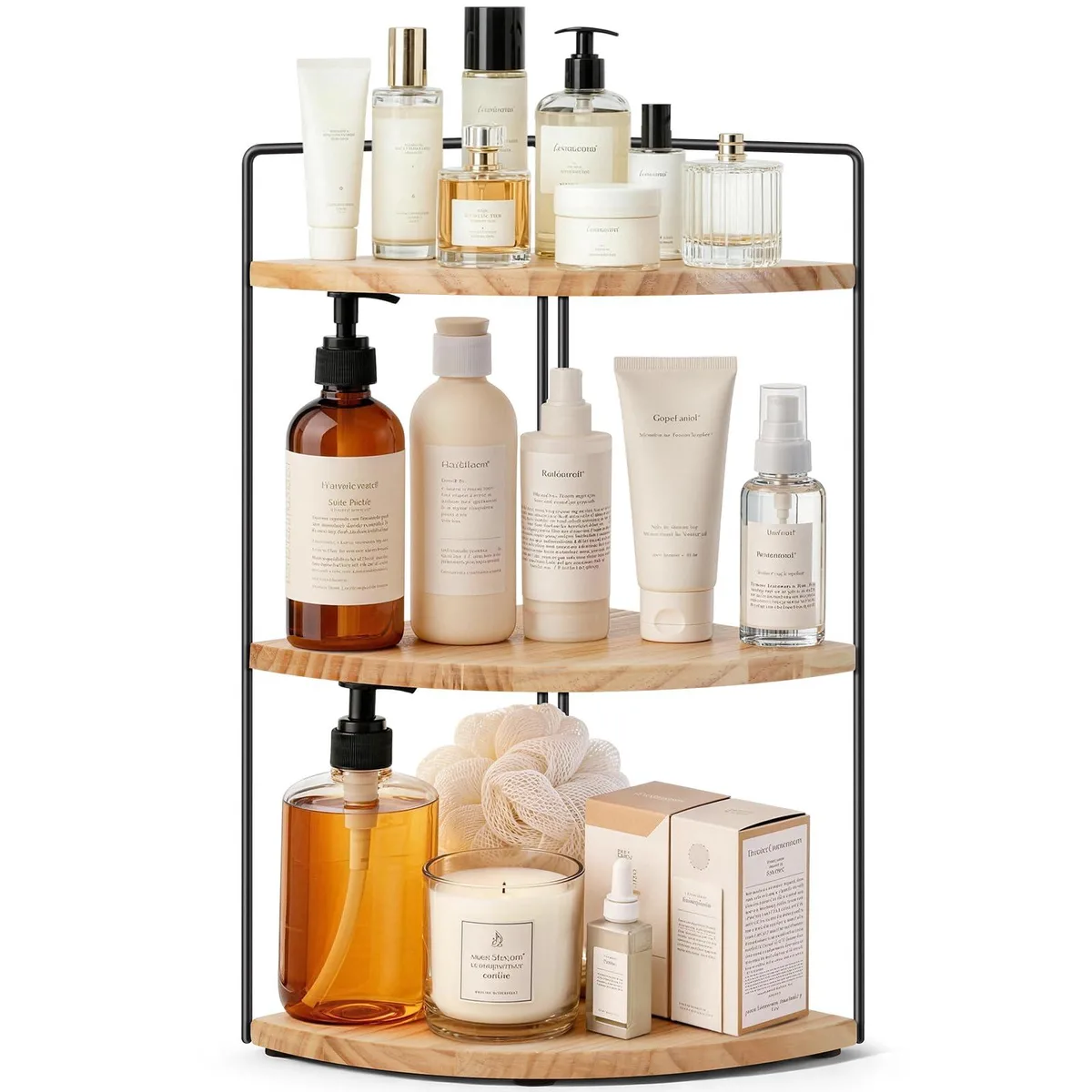  srmxllsy JLJ-3 3 Tier Corner Bath Storage 16.38 in x 11.22 in — product photo