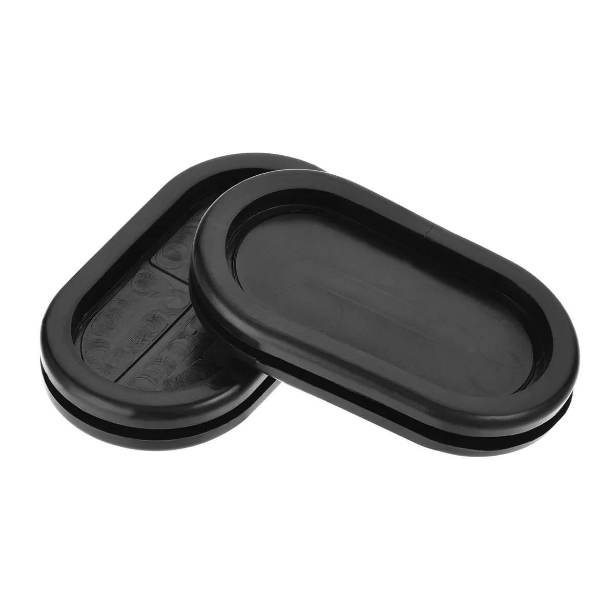 Unique-Bargains Unique-Bargains Rubber Grommet Oval Double-Sided 46 x 23 mm 4pcs — product photo