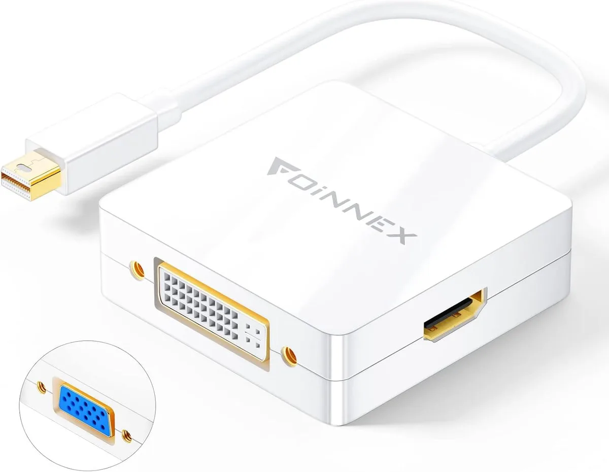 Boxwave Boxwave Mini DisplayPort to HDMI DVI VGA Adapter 4K — product photo