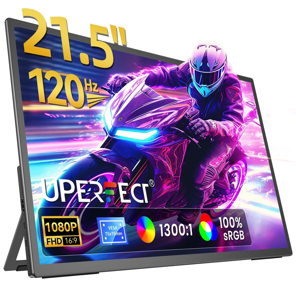 Uperfect Uperfect 21.5" 120Hz Portable Gaming Monitor with Kickstand &amp; VESA — product photo