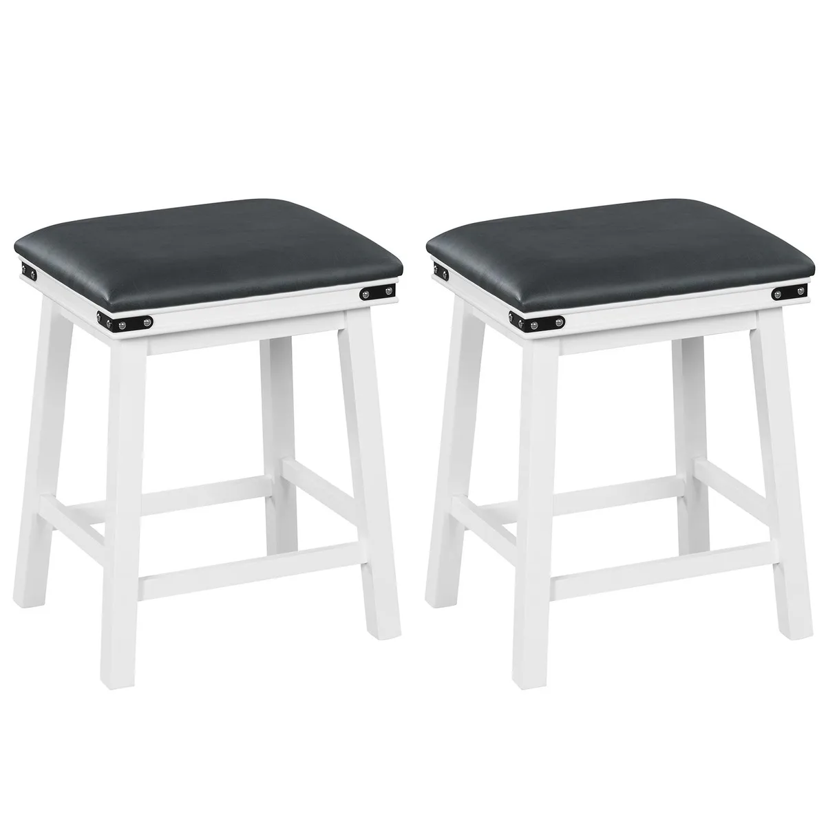 SlickBlue SlickBlue Barstools Set of 2 24" White — product photo