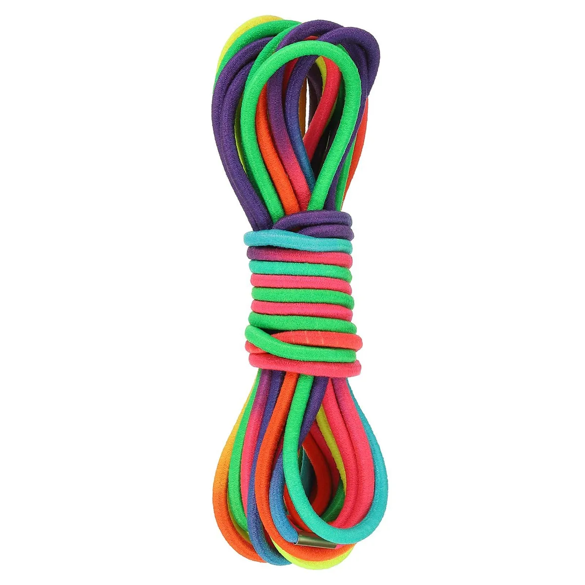 Chinese Jump Rope 16.4 ft Rainbow Color 4mm Rubber Core — product photo