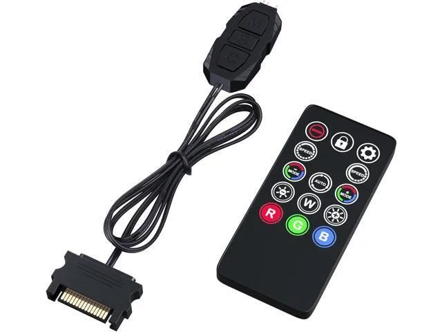 LORDWORLD LORDWORLD DS Mini ARGB Controller Kit B Series 14 Key Remote SATA 215 Modes — product photo