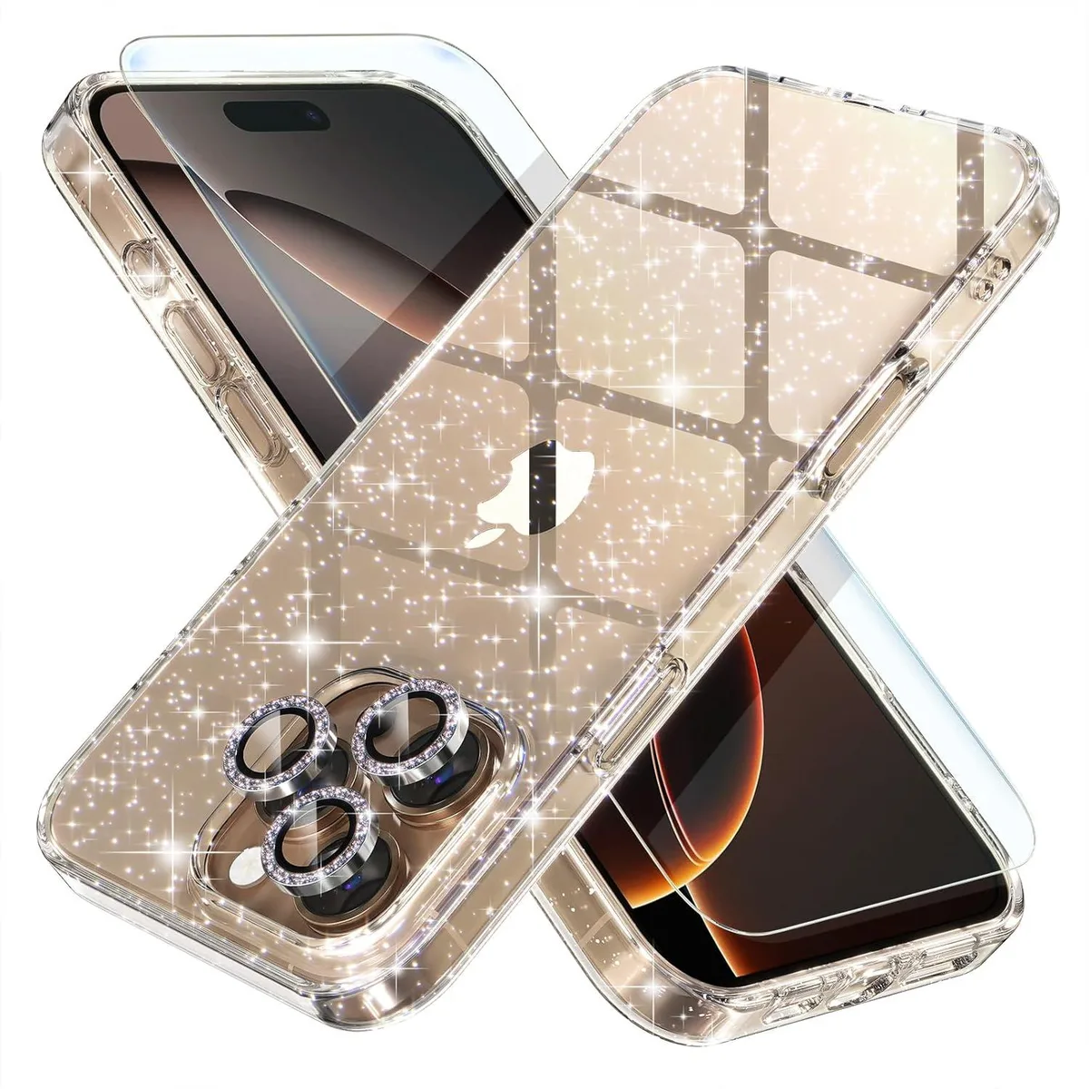 iworkmart iworkmart iPhone 16 Pro Max Glitter Clear Case 6.9-inch 2024 — product photo