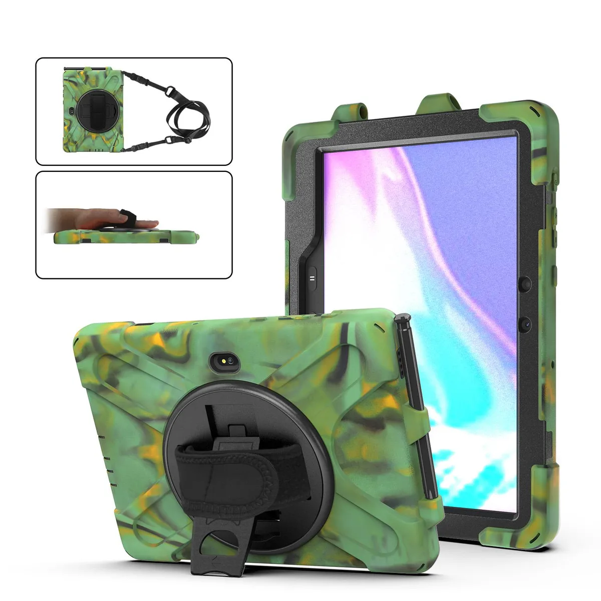 Werleo Werleo SM-T630/T638/T540/T547 10.1 inch laptop case Camo — product photo