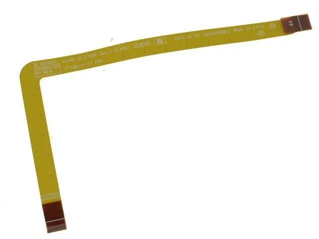 Flat orange ribbon cable with connectors for Dell Latitude 5179 fingerprint reader