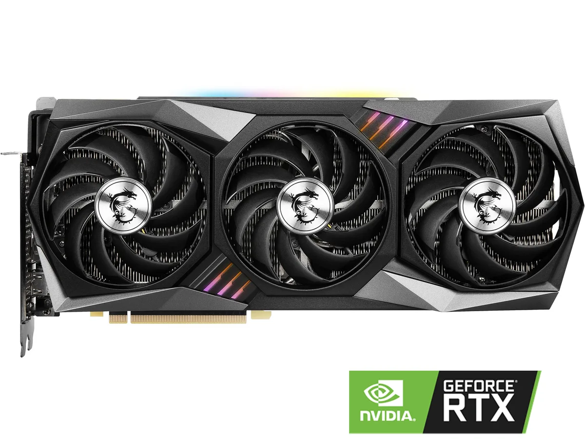 MSI MSI RTX 3090 Gaming X Trio 24G 1785 MHz graphics card — product photo