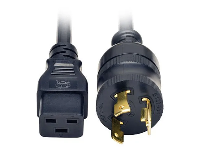 Tripp Lite Tripp Lite P040-012-P30 12 ft power extension cord C19 to L6-30P 20A 12AWG — product photo
