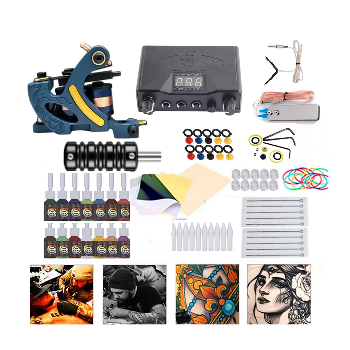 A-1 A-1 Tattoo Kit 14 Colors Fine Art &amp; Craft Painting — product photo