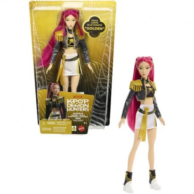 Mattel Mattel JRN41 KPop Demon Hunters HUNTR/X Mira Golden Singing Doll — product photo