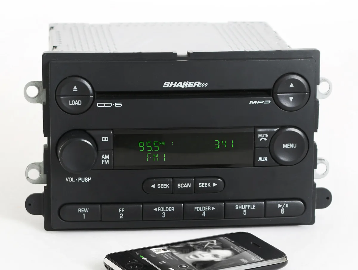 1 Factory Radio 1 Factory Radio 7R3T-18C815-NB Shaker 500 2007 Mustang receiver — product photo
