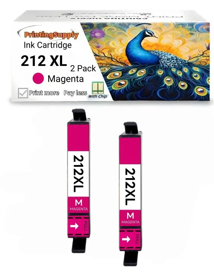 Aster Graphics Inc Aster Graphics Inc 212XL Magenta Ink Cartridge 2 Pack — product photo