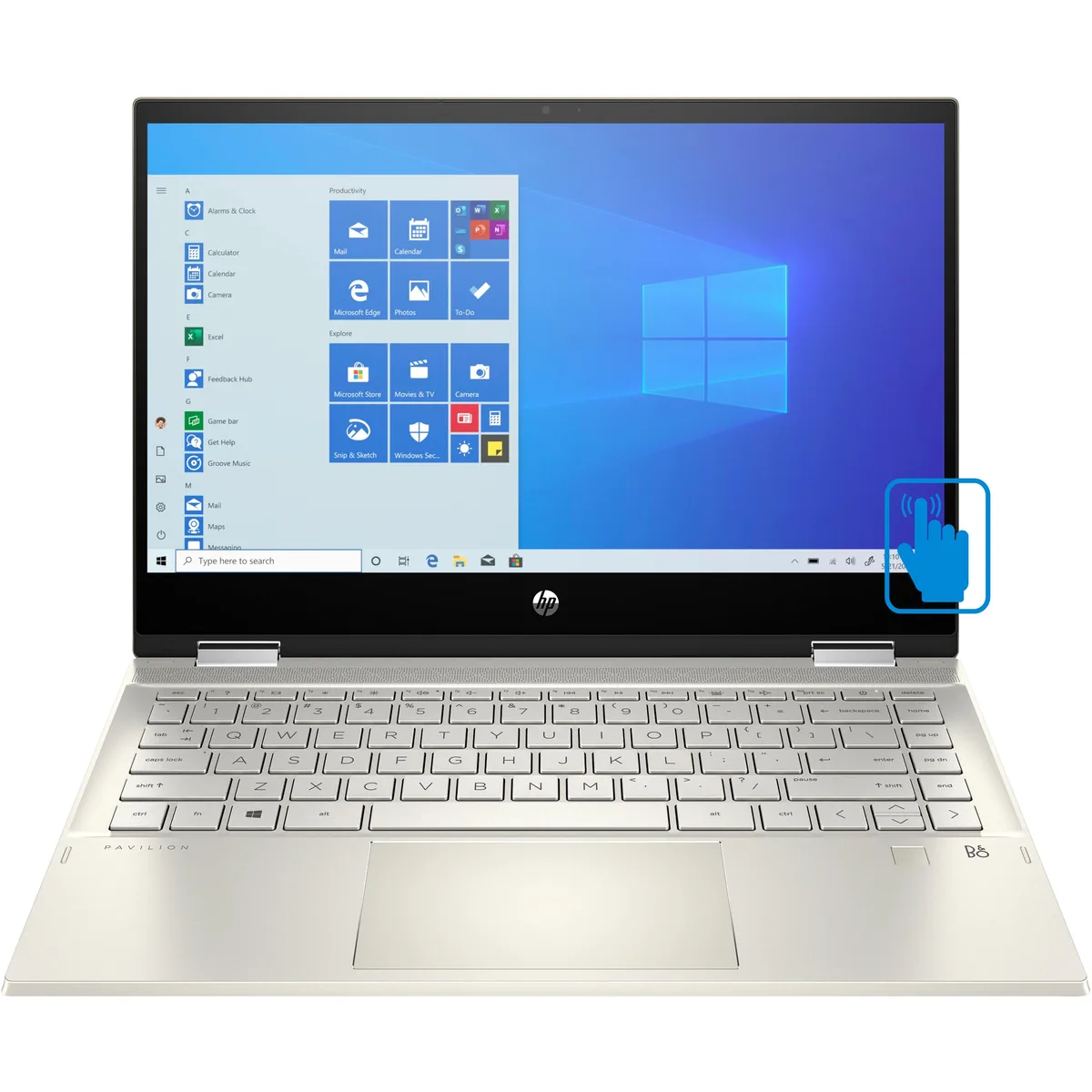 HP HP Pavilion x360 2-in-1 Laptop i5-1135G7 8GB 256GB SSD 14" Touch Gold — product photo