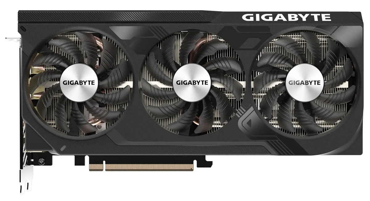 GIGABYTE GIGABYTE GV-N407SWF3OC-12GD GeForce RTX 4070 SUPER 12GB graphics card — product photo