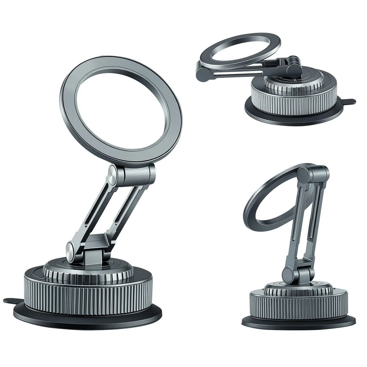 Wlivxch Magnetic Dashboard Phone Mount 88 lbs Suction 360° Rotatable 6.29x2.36x1.37 in — product photo