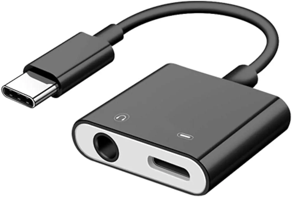 JacobsParts Inc. JacobsParts Inc. UBC35-H-BLK USB-C to 3.5mm Audio Adapter 24bit 192kHz — product photo