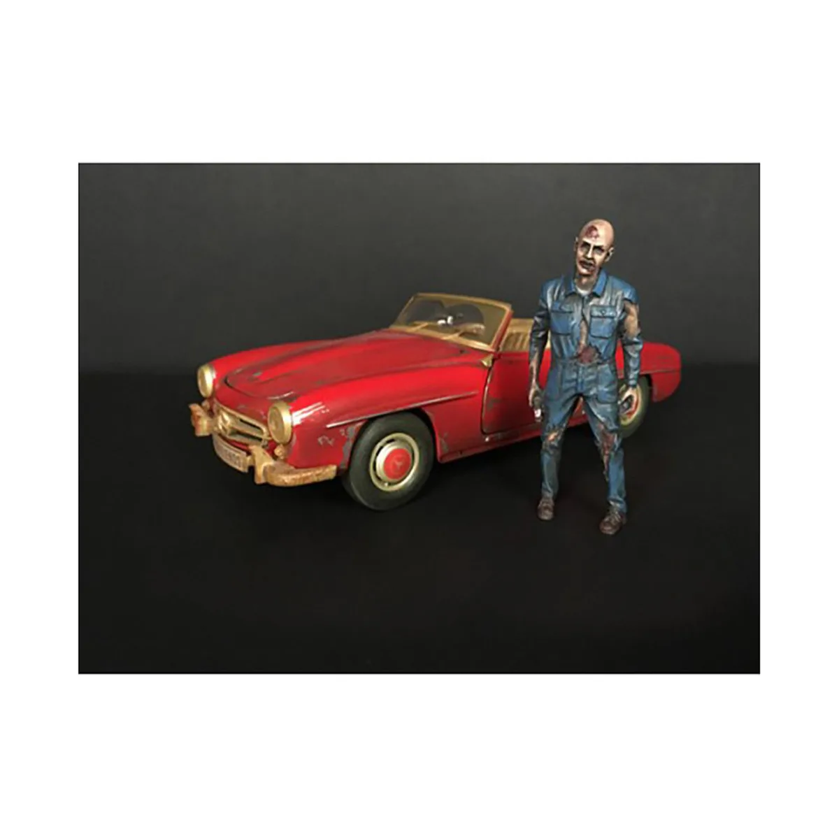 American Diorama American Diorama Zombie Mechanic Figurine I 1/18 Scale vehicle — product photo
