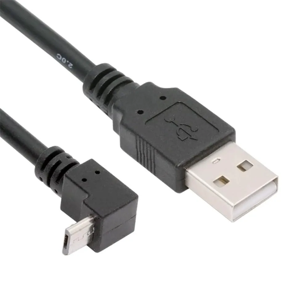 Fervit Fervit USB 2.0 Type-A to Micro USB 5Pin Up Angled Cable 10cm — product photo