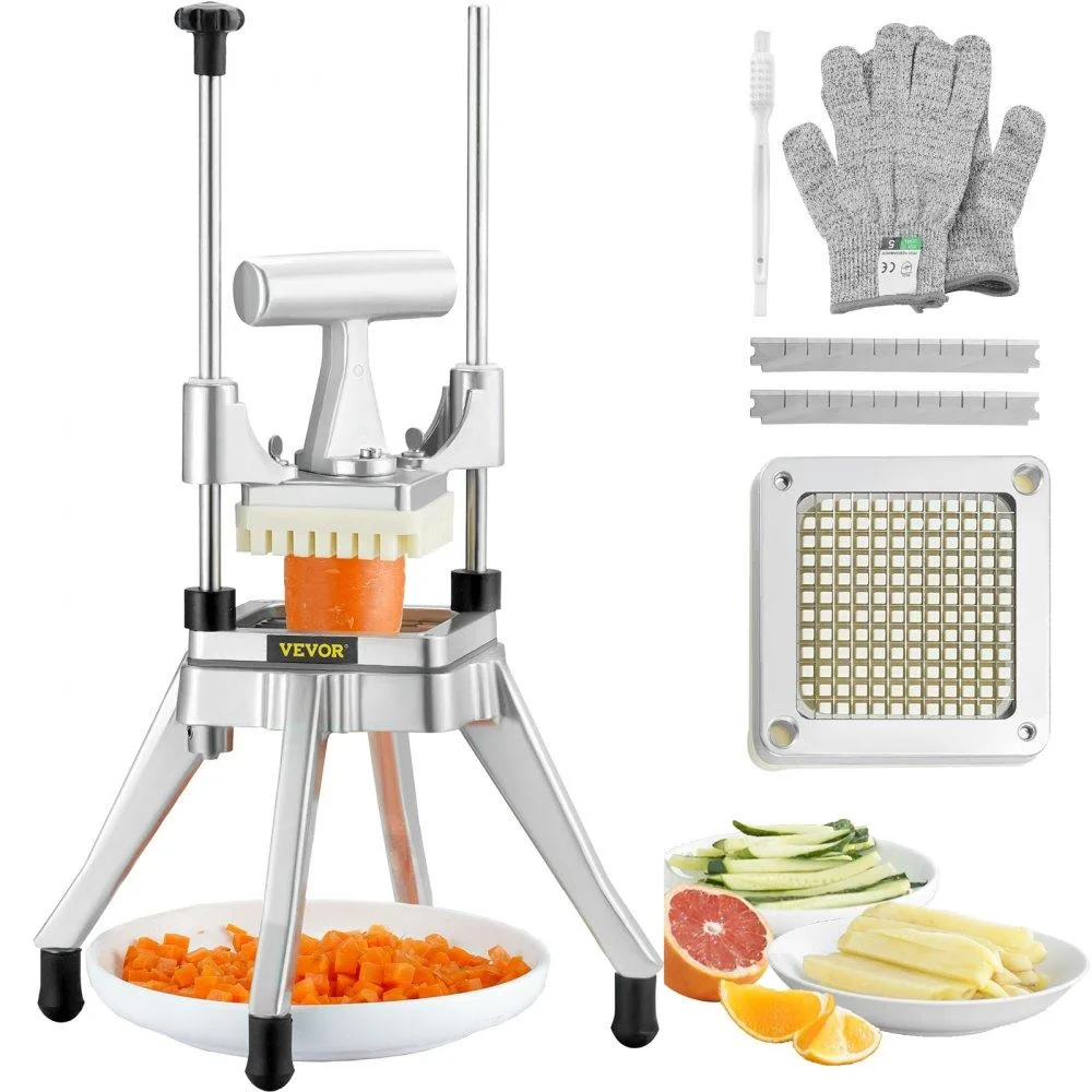 VEVOR VEVOR Commercial Vegetable Chopper 1/4" Blade 8.46" Wide 2.3 kg — product photo