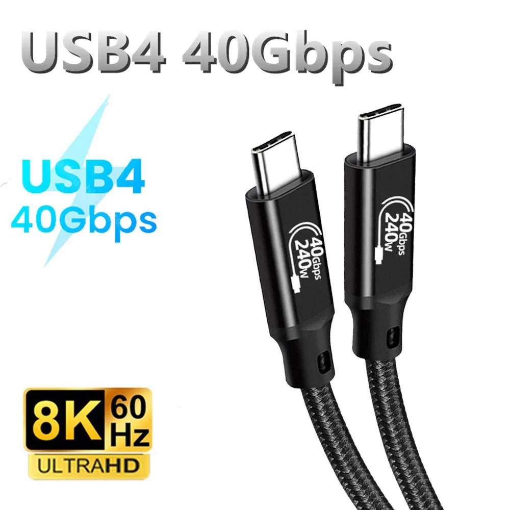 Jansicotek Jansicotek USB4 240W 40Gbps 8K 5ft usb cable — product photo