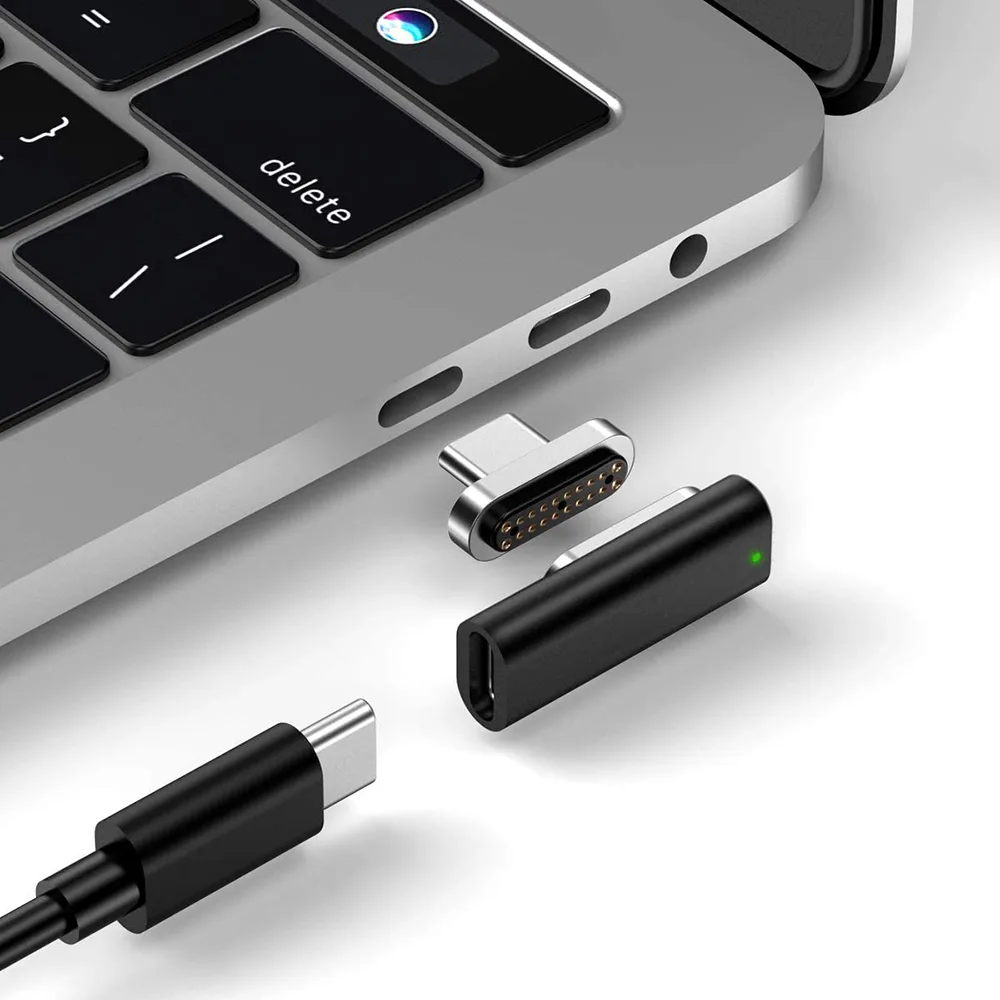 Hitoor Hitoor Magnetic USB C Adapter 20Pins 100W 10Gb/s 4K@60Hz Black — product photo
