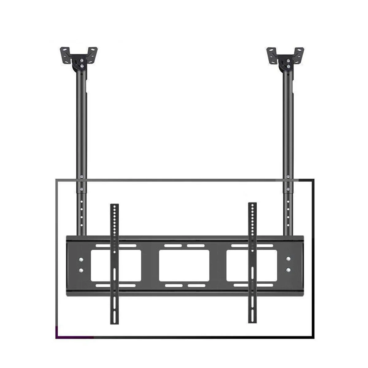 V2 Technologies V2 Technologies Double Pole Ceiling TV Mount 55-86 Inch 80kg 2 in 1 Accessory — product photo