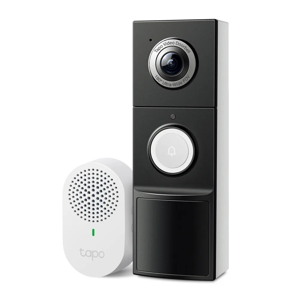TP-Link TP-Link Tapo D235 smart doorbell with 10000mAh battery 2K 5MP 180° view IP66 — product photo