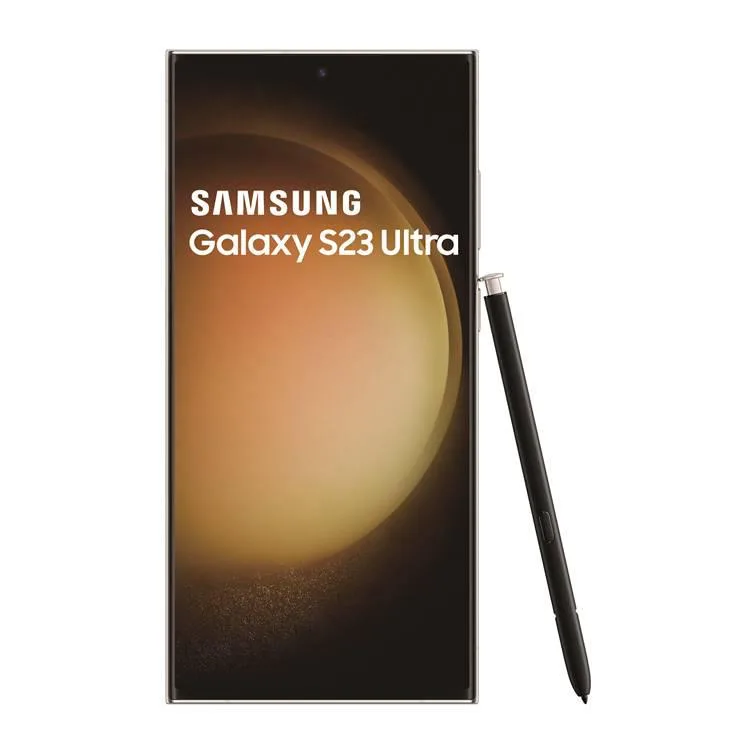 SAMSUNG SAMSUNG Galaxy S23 Ultra 5G S9180 12 GB 512 GB Cream cell phones - unlocked — product photo