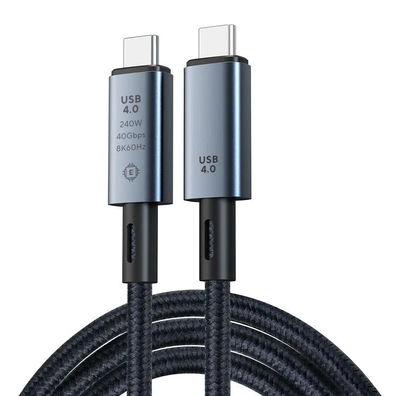 Jansicotek Jansicotek USB4 Cable 1.64ft 40Gbps 240W 8K@60Hz Grey — product photo