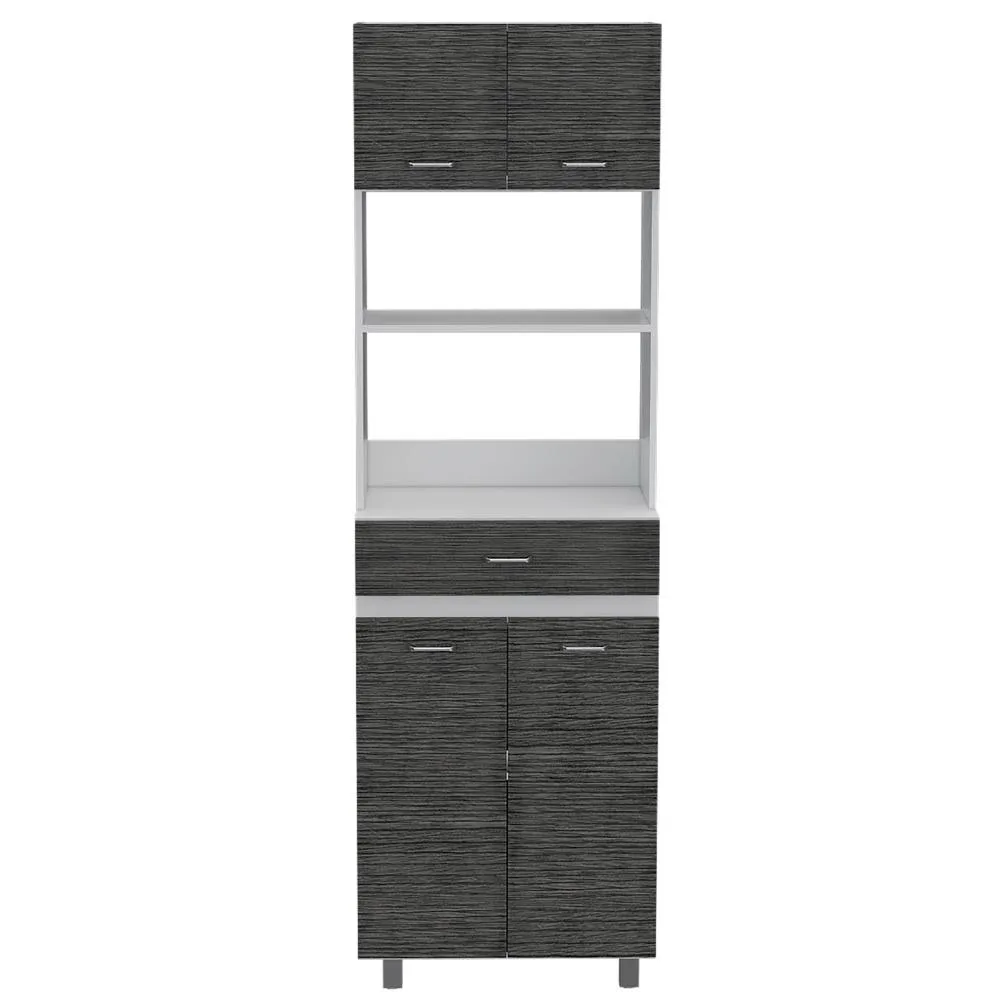 FM FURNITURE FM FURNITURE Auburn Microwave Pantry Cabinet 24.4"W 16.1"D 79"H — product photo
