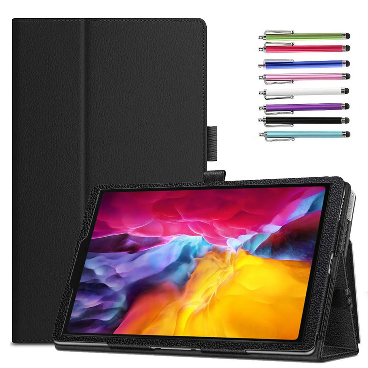 anicestore anicestore iPad Air 10.9 2022 2020 PU leather folio case Black — product photo