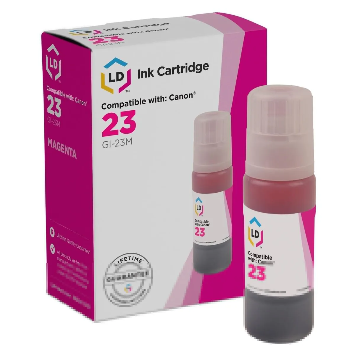 LD Products LD Products Compatible Canon GI-23 Magenta Ink Bottle 60ml — product photo