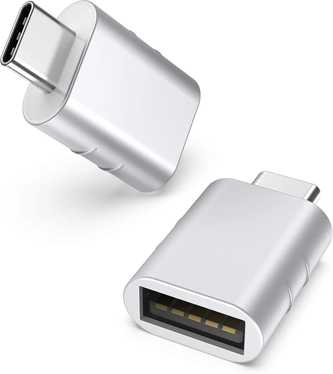 isptewhie isptewhie USB C to USB Adapter 2 Pack Space Silver — product photo