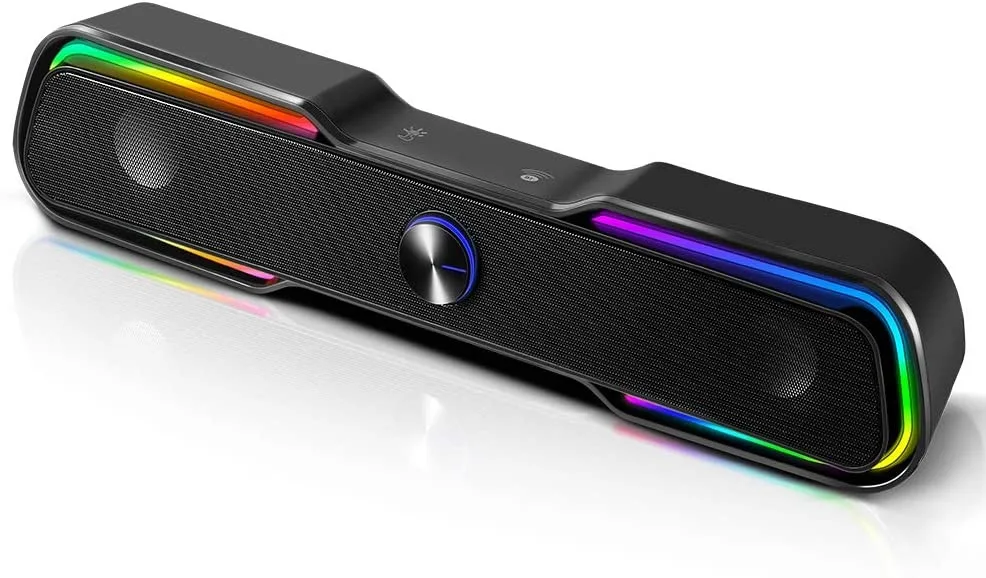 CAFELE CAFELE 10W Bluetooth 5.0 USB Wired RGB Speaker Black — product photo