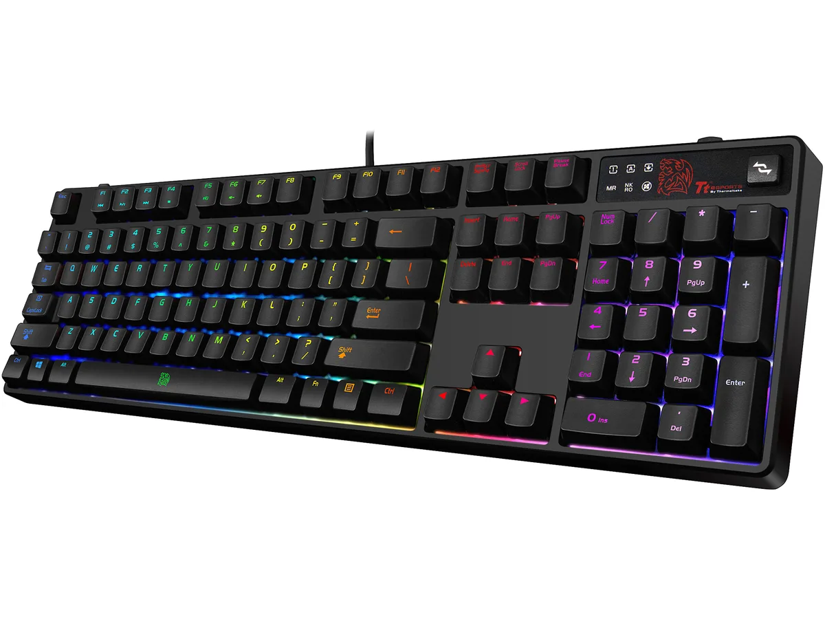 Tt eSPORTS Tt eSPORTS KB-PZR-KBBRUS-01 POSEIDON Z RGB Gaming Keyboard Brown Switch — product photo