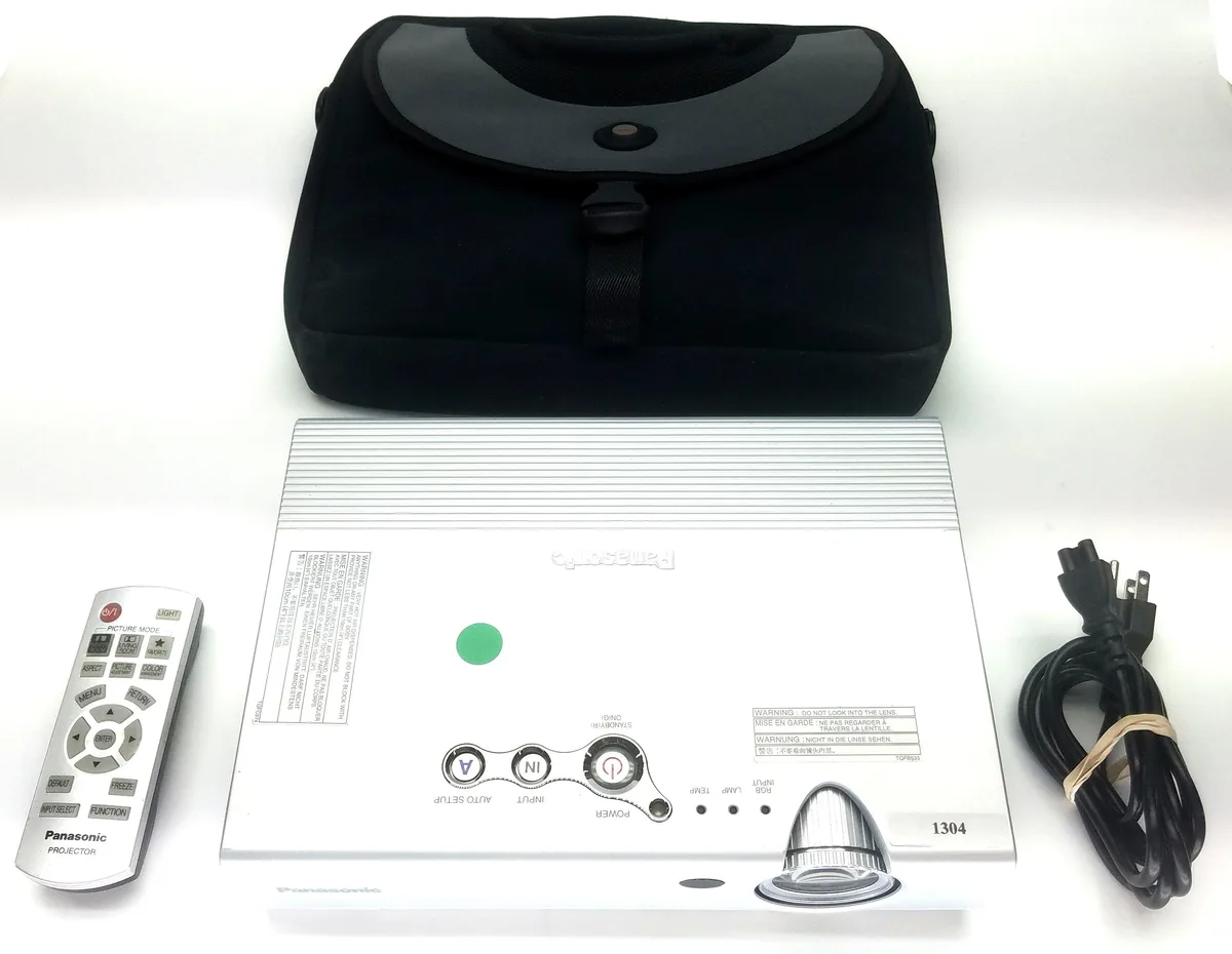 Panasonic Panasonic PT-LB20U business projector with case — product photo