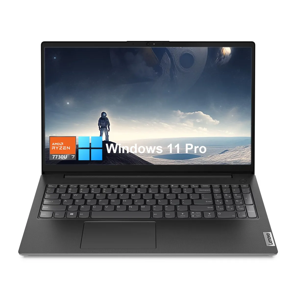 Lenovo Lenovo V15 business laptop AMD Ryzen 7 7730U 24GB 1TB Windows 11 Pro Black — product photo