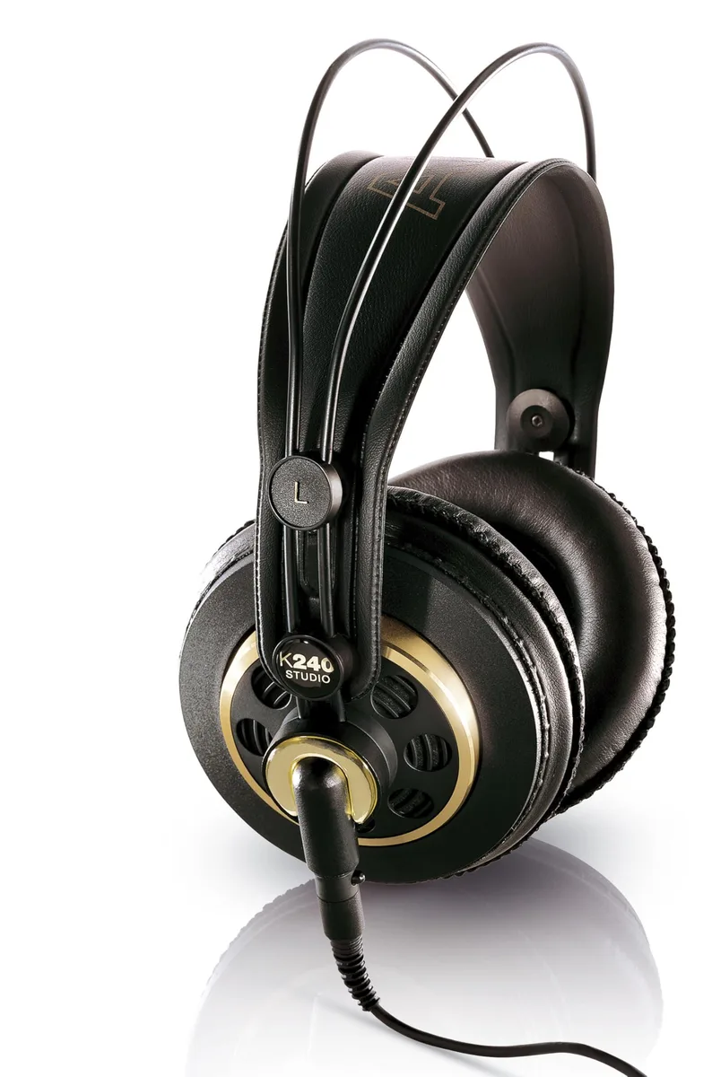 AKG K240 Studio Semi-Open Over-Ear Headphones Gold — product photo