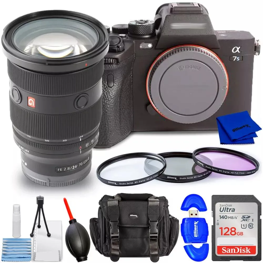 Sony Sony Alpha a7S III 12MP Compact Mirrorless Camera with FE 24-70mm f/2.8 GM II Lens Kit — product photo