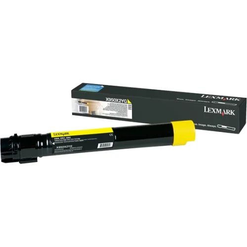 Lexmark Lexmark X950X2YG Yellow Toner Cartridge (genuine brands) — product photo