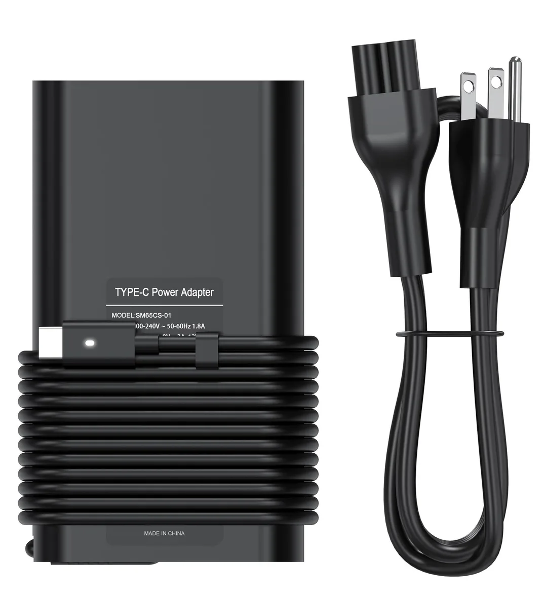  2-Power SM65CS-01 65W USB-C Charger for Dell Latitude 5285 5289 5290 7212 7275 7285 7290 7390 7420 — product photo