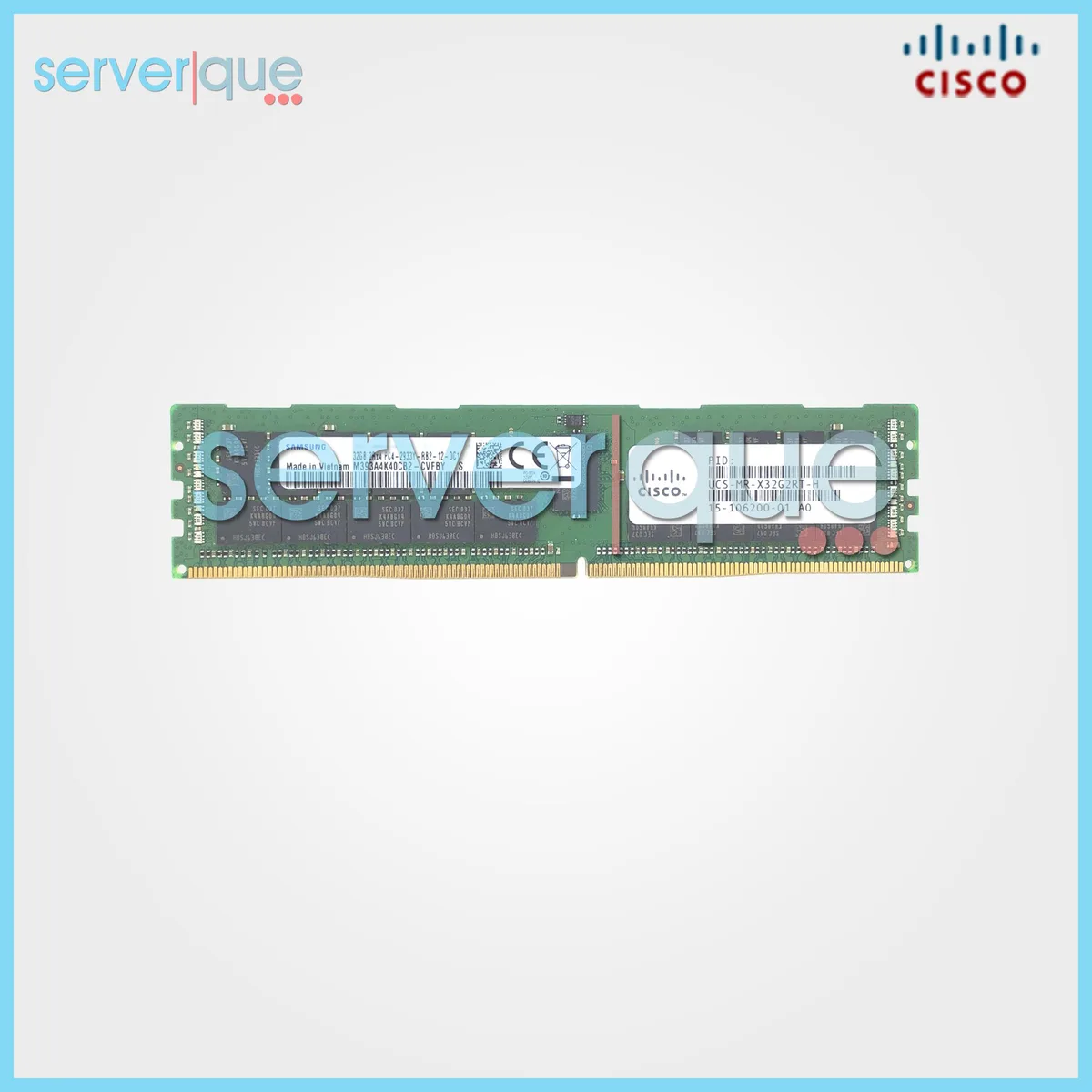 Cisco Sales Cisco Sales UCS-MR-X32G2RT-H 32GB DDR4-2933MHz ECC Registered CL21 2Rx4 server RAM — product photo