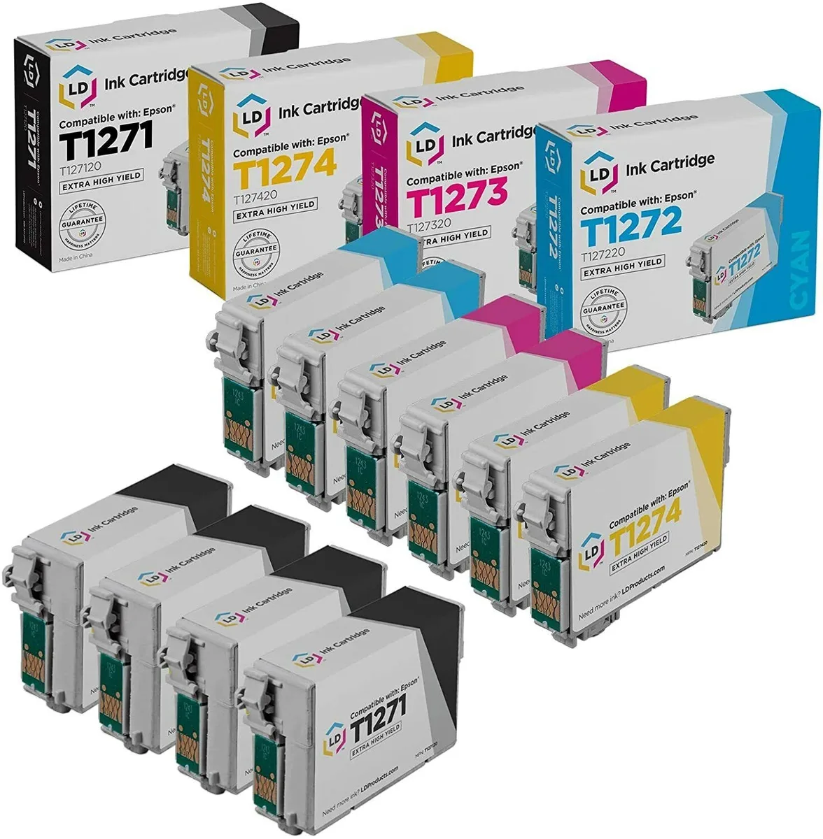 LD Products LD Products Epson 127 Compatible Ink Cartridge 10-Pack — product photo