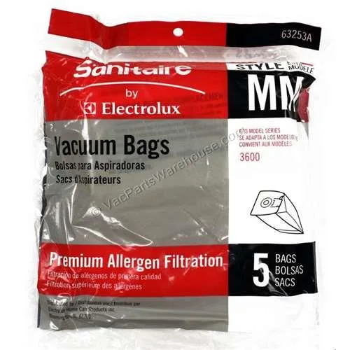 Eureka Eureka 63253A-10 Style MM Premium Allergen Vacuum Bag 5-Pack — product photo
