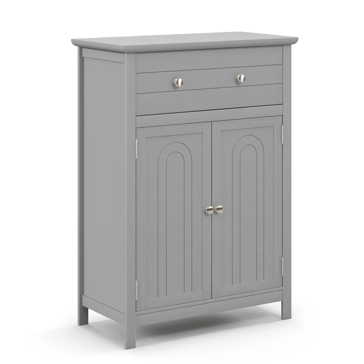 SlickBlue SlickBlue Freestanding Bath Storage Cabinet Gray 23.5 x 12 x 31.5 in — product photo